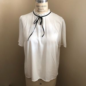 White short sleeve blouse from forever21